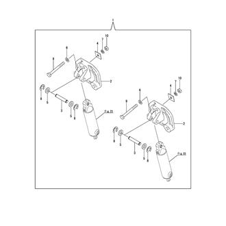 FIG 17. CYLINDER SUPPORT(TWO CYLINDER SPEC)(OPTIONAL)