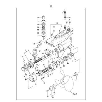 FIG 3. LOWER GEAR HOUSING