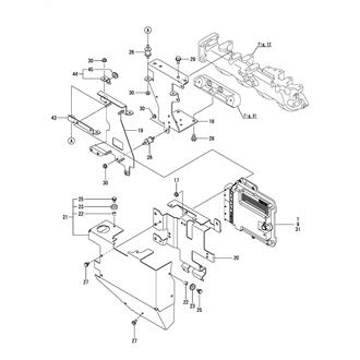 FIG 35. ELECTRONIC CONTROL UNIT(ECU) & BRACKET