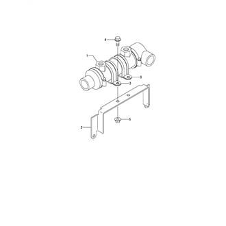 FIG 67. (22A)LUB. OIL COOLER(FOR KMH50V)