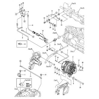 FIG 69. (47A)ALTERNATOR(EARTH FLOAT TYPE REMODEL KIT)(OPTIONAL)