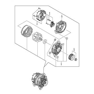 FIG 72. (48C)ALTERNATOR(INNER PARTS)(ISOLATED TYPE)