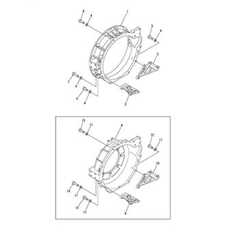 FIG 3. FLYWHEEL HOUSING