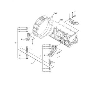 FIG 4. MOUNTING FOOT(DIRECT MOUNTING SPEC.)