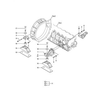 FIG 5. MOUNTING FOOT(SHOCK ABSORBER SPEC.)