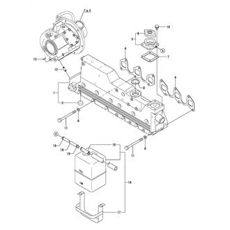 FIG 16. EXHAUST MANIFOLD