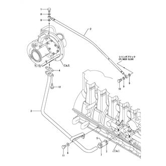 FIG 29. LUB. OIL PIPE(TURBINE)(YAMAHA SPEC.)