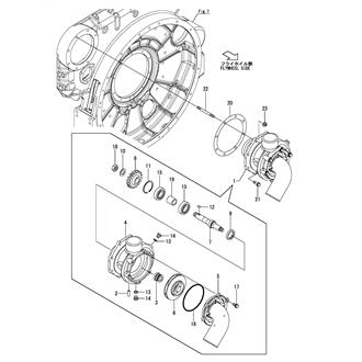 FIG 57. COOLING PUMP(FRESH WATER)(FOR LOW TEMP.)