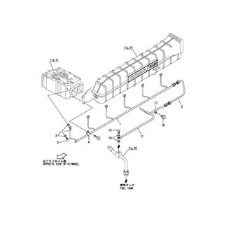 FIG 97. FUEL OVERFLOW PIPE(FUEL INJECTION VALVE)