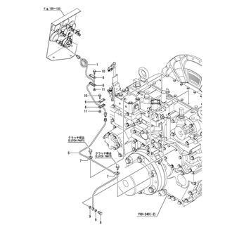 FIG 136. PRESSURE GAUGE PIPE(CLUTCH LUB. OIL)