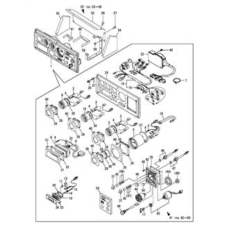 FIG 70. INSTRUMENT PANEL(D-TYPE)(6CH-HTE3)