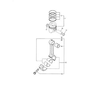 FIG 16. PISTON & CONNECTING ROD