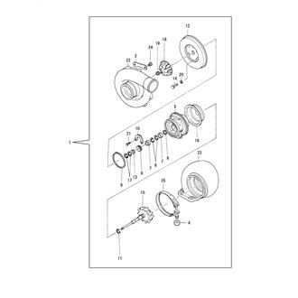 FIG 19. TURBINE(INNER PARTS)(6CH-WUTE)