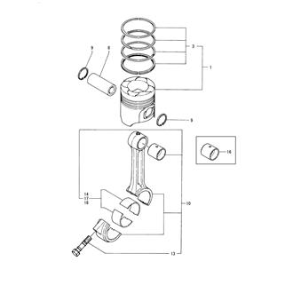 FIG 24. PISTON & CONNECTING ROD(6CH-WDTE)