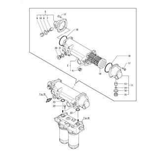 FIG 27. LUB. OIL COOLER(6CH-WDTE)