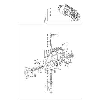 FIG 46. FUEL INJECTION PUMP(6CH-WDTE)