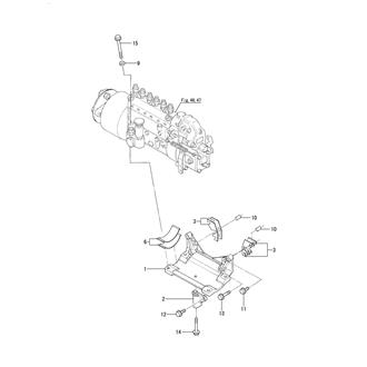 FIG 55. FUEL INJECTION PUMP MOUNT