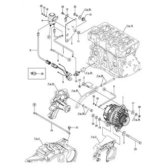 FIG 40. ALTERNATOR(EARTH FLOAT TYPE REMODEL KIT)(OPTIONAL)