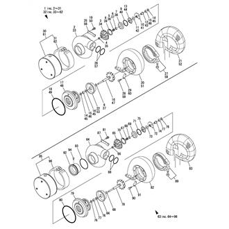 FIG 34. TURBINE(INNER PARTS)(GT)