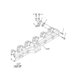 FIG 81. COOLING BEND(FRESH WATER)(HEAD - EXHAUST MANIFOLD)