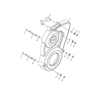 FIG 10. COVER(BELT)(WITHOUT 2ND GENERATOR SPEC.)