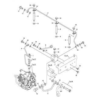 FIG 45. FUEL PIPE(COMMON RAIL RETURN)