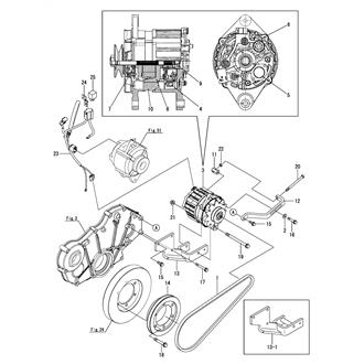 FIG 64. (51B)GENERATOR KIT(2ND)(BOSCH)(OPTIONAL)