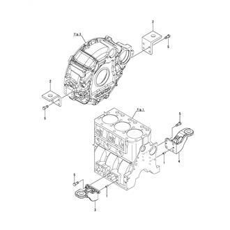 FIG 8. MOUNTING FOOT(KMH61A, KMH61V SPEC.)