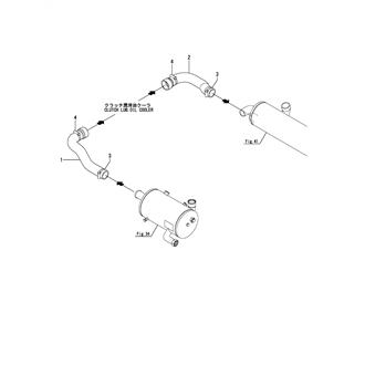 FIG 43. COOLING PIPE(SEA WATER)(KMH61A, KMH61V SPEC.)