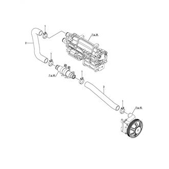 FIG 56. COOLING PIPE(SEA WATER)(FUEL COOLER INLET/OUTLET)