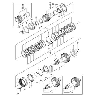 FIG 26. SUPPORT SHAFT(B)(YXH-2500/2500C)(ELECTRIC TROLLING SPEC.)(OPTIONAL)