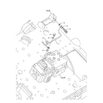 FIG 76. HYDRAULIC OIL PIPE(PRESSURE ALARM SWITCH)(OPTIONAL)