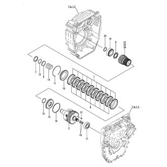 FIG 15. SUPPORT SHAFT(1ST)(RIGHT ROTATION SPEC)