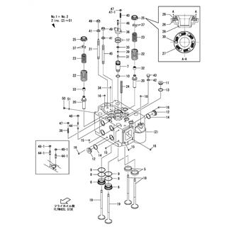 FIG 40. CYLINDER HEAD(H.F.O. SPEC.)