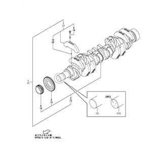 FIG 85. CRANKSHAFT(6EY22LW, 6EY22LWS)