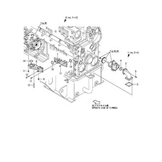 FIG 105. LUB. OIL PIPE(PUMP - COOLER)