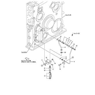 FIG 116. LUB. OIL PIPE(COOLING WATER SLUICE VALVE)