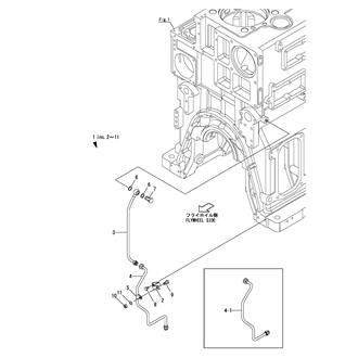 FIG 114. LUB. OIL PIPE(GENERATOR)