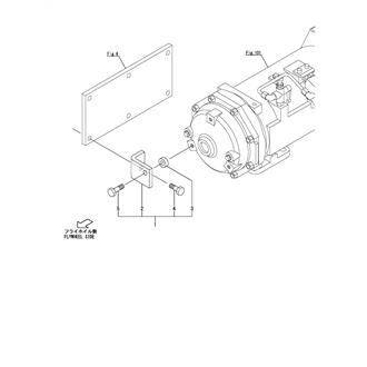 FIG 117. SUPPORT(LUB. OIL FILTER)(1000MIN-1 SPEC.)