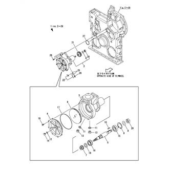 FIG 123. COOLING PUMP(HIGH TEMP. WATER)(6EY22LW)(TO E00670)