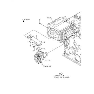 FIG 149. COOLING PIPE(LOW TEMP.)(PUMP - INTER COOLER)