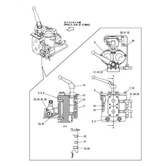 FIG 177. FUEL FILTER INNER PARTS(H.F.O. SPEC. : WITH DIFFERENTIAL PRESSURE SWITCH)