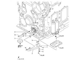 FIG 192. FUEL PIPE(M.D.O. SPEC.)(FEED PUMP IN/OUT)