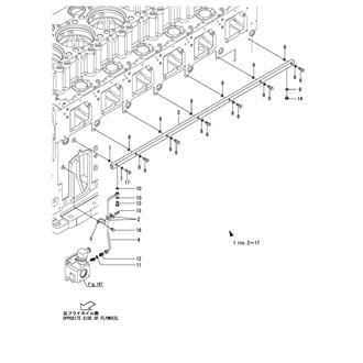 FIG 200. FUEL OVERFLOW PIPE(M.D.O. SPEC.)(CYLINDER)