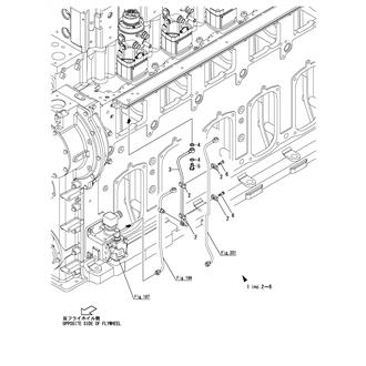 FIG 205. FUEL OVERFLOW PIPE(H.F.O. SPEC.)(INJECTION VALVE/TANK)