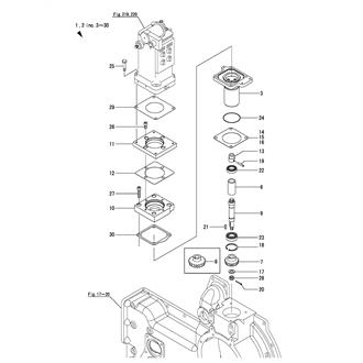 FIG 221. DRIVING DEVICE(UG8 TYPE, UG25 TYPE GOVERNOR)(720/750/900 MIN-1)