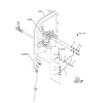 FIG 246. AIR PIPE(FUEL CUT DEVICE, 2 CONNECTS SOLENOID VALVE)