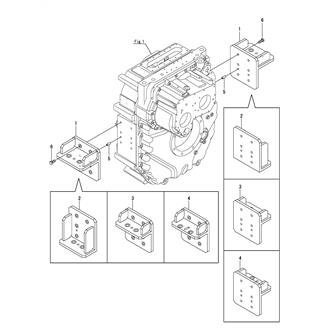 FIG 17. MOUNTING FOOT(YXH-500L-1)