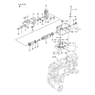 FIG 39. AHEAD/ASTERN SWITCHING VALVE(WIRE TYPE)(WITHOUT LIMIT SWITCH)(BX TROLLING SPEC.)