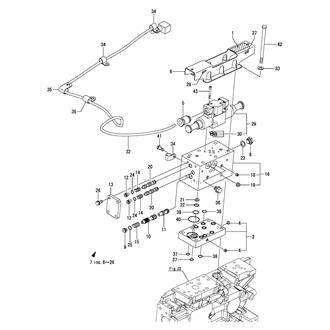 FIG 44. AHEAD/ASTERN SWITCHING VALVE(SOLENOID TYPE)(24V)(BX TROLLING SPEC.)